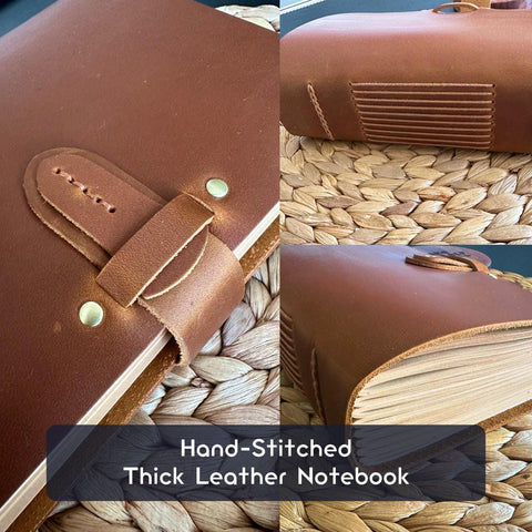 Wedding gift leather journal for couples