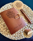 Best Mother Ever engraved leather journal personalised with name