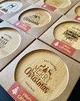 Unique & Personalisable Wooden Coaster: The Ideal Christmas Gift!